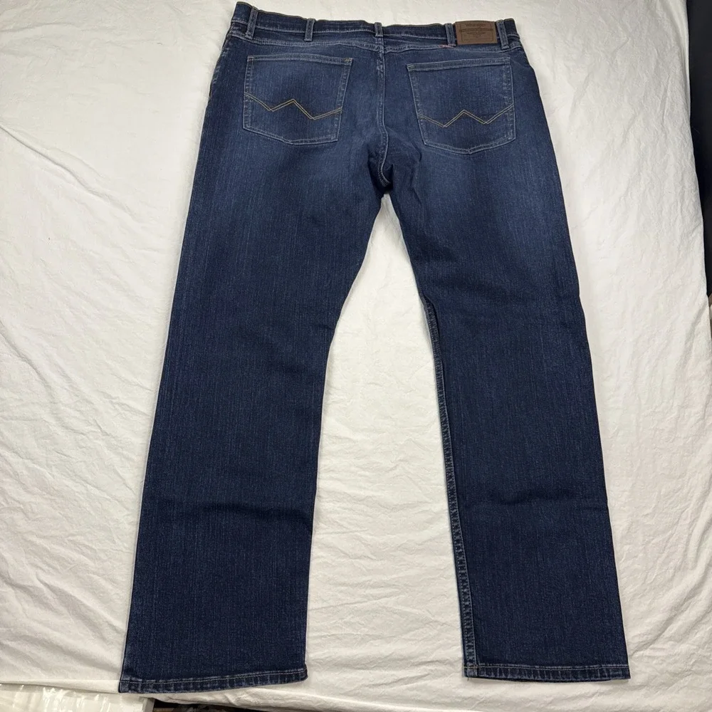 Wrangler Jeans Mens 38x30 Straight Fit Blue Cowboy Denim Pants 95STTWI Vtg